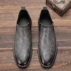 40 ~ 46 Botas Chelsea para hombre Botas de hombre de moda cómodas retro de marca - comprar en línea