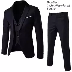 Trajes de hombre para negocios, boda, Blazers elegantes, 2 piezas, 3 conjuntos, Ternos formales completos, ropa de matrimonio, pantalones, chaquetas, disfraz de lujo - tienda en línea