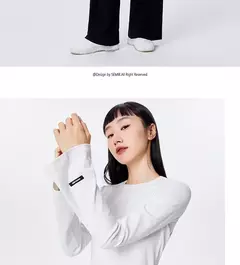 Semir-Camiseta de manga larga para mujer, camisa de fondo cómoda, ajustada, se puede usar fuera