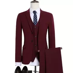 Trajes de boda para hombre, elegantes, 3 piezas, 2 conjuntos completos, chaquetas clásicas, chaleco, pantalones, chaquetas de lujo de alta calidad, trajes formales para adultos 2024