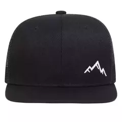 Sombreros de red de hip-hop con bordado de montaña Unisex, gorras de béisbol informales ajustables para exteriores, sombrero protector solar para primavera y verano en internet