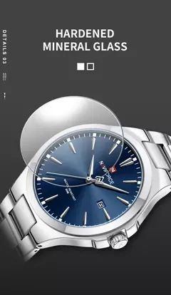 NAVIFORCE, diseño Original, relojes de moda para hombre, calendario Simple de acero inoxidable, relojes de pulsera impermeables para hombre, reloj Masculino - comprar en línea