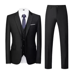Trajes de hombre para boda, 2 piezas, 3 conjuntos, chaquetas, chaleco, pantalones, Blazers, abrigos formales elegantes, traje clásico completo 2024 de alta calidad - Eleganzie