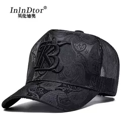 Gorra de béisbol alta con bordado a la moda para hombre, gorra informal con estampado de anacardo para exteriores, adorno facial para las cuatro estaciones, 2024 - Eleganzie