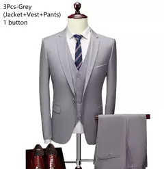 Trajes para boda para hombre, conjunto elegante de 3 piezas, 2 chaquetas, chaleco, pantalones, Blazers de lujo, traje Formal, moda clásica, traje completo 2025 - Eleganzie