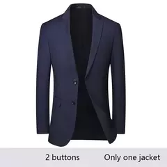 Traje de hombre para boda, 3 piezas, 2 conjuntos, Blazers, chaquetas elegantes, chaleco, pantalones, abrigos de negocios de lujo, Formal coreano de alta calidad 2024