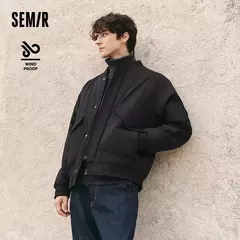 Semir-Chaqueta acolchada de algodón para hombre, chaqueta de piloto gruesa de invierno, ropa acolchada de algodón de tres resistentes, novedad de 2024