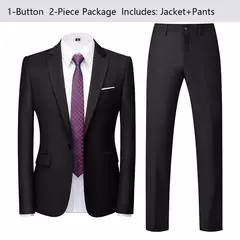 Trajes de hombre para boda, 2 piezas, 3 conjuntos, chaquetas, chaleco, pantalones, Blazers, abrigos formales elegantes, traje clásico completo 2024 de alta calidad on internet
