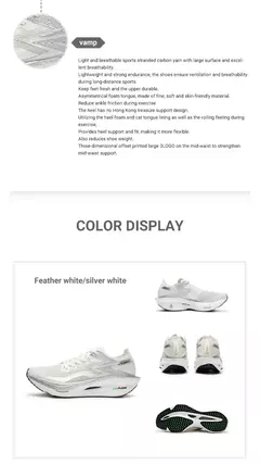 361 grados NEW Flame 3,0 hombres zapatillas para correr maratón placa de carbono carreras transpirable amortiguación antideslizante zapatillas de deporte hombre 672412207 - Eleganzie