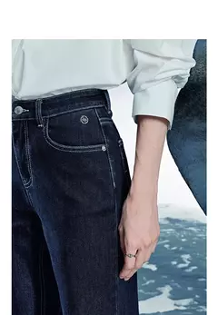 TOYOUTH Jeans de mezclilla para mujer 2025 Primavera Verano Slim Fit alta elasticidad mujeres pantalones largos de cintura baja - Eleganzie