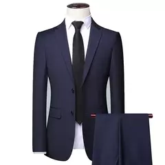 Trajes de hombre para boda, alta calidad, 3 piezas, conjunto elegante de 2 trajes, Blazers clásicos de lujo, chaquetas, chaleco, pantalones, ropa Formal 2024