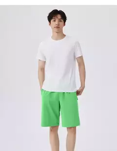 Semir-Camiseta de manga corta de algodón para hombre, ropa informal a la moda, ropa básica diaria, Top de pijama