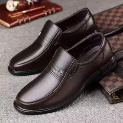 Zapatos de cuero genuino, mocasines para Hombre, zapatos de cuero informales de negocios, mocasines suaves clásicos, zapatos planos transpirables para Hombre