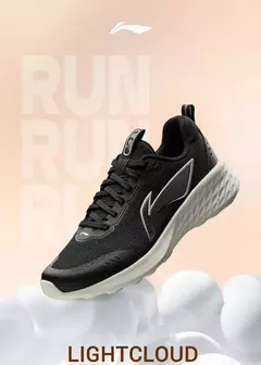 Li-ning zapatillas LIGHTCLOUD para correr para mujer, forro cómodo transpirable, zapatillas Retro con estilo ARSV038 en internet