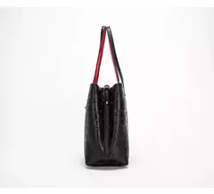 CH, bolso de hombro de alta calidad a la moda para mujer, bolso de mano con diseño de estampado de letras de Color puro para personas mayores, bolso de mano con temperamento de gran capacidad - Eleganzie