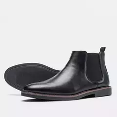 40 ~ 46 Botas Chelsea para hombre 2024 Botas cómodas de cuero de moda para hombre