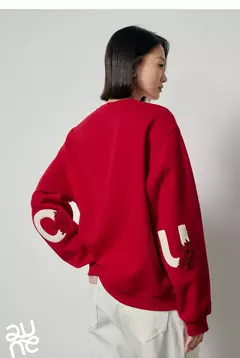 TOYOUTH sudadera de felpa para mujer 2024 Otoño Invierno manga larga cuello redondo bordado Casual pulóver sudaderas con capucha sudadera 3 colores