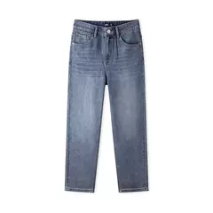 Semir Jeans hombres 2025 primavera nuevos pantalones largos Vintage pantalones rectos sueltos Simple relajado