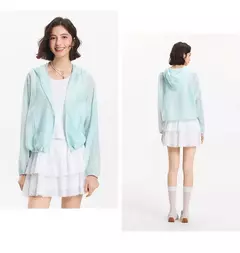 Chaqueta Semir para mujer con estampado Floral femenino 2025 nueva chaqueta con capucha de gran tamaño de verano dulce para trajes casuales y de moda - Eleganzie