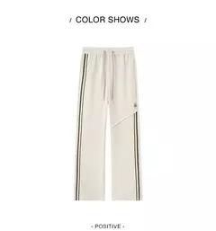 Imagen de Pantalones informales Semir para mujer, pantalones individuales de pierna ancha asimétricos con contraste de Color, pantalones largos texturizados que alargan las piernas de primavera