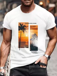 Camiseta estampada de manga corta de verano para hombre, camiseta informal cómoda, camisetas de anime para hombre - Eleganzie