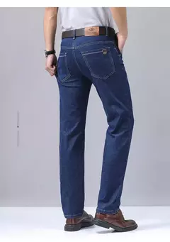 Pantalones clásicos de negocios para hombre, Pantalón de algodón suave y cómodo, informal, elástico, ligero, de lujo, 2024