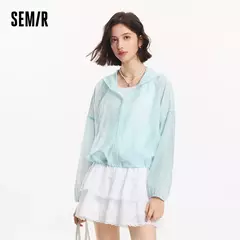 Chaqueta Semir para mujer con estampado Floral femenino 2025 nueva chaqueta con capucha de gran tamaño de verano dulce para trajes casuales y de moda - tienda en línea