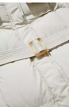 AMII-Abrigo acolchado de plumón minimalista para mujer, abrigo largo con capucha y cinturón, ligero y cálido, ropa de abrigo de moda para invierno, 2023, novedad de 12344187 en internet