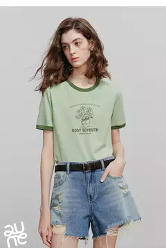 Imagen de TOYOUTH, camiseta de manga corta para mujer, camisetas nuevas de primavera 2025 GT 5210002