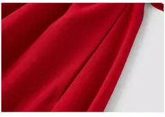 Imagen de Vestido Semir para mujer, vestido de longitud media con hombros descubiertos y manga aleteada, ajustado a la cintura, novedad de verano de 2025
