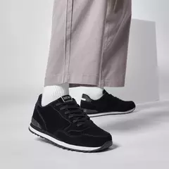 Image of Nuevas de cuero, zapatos para correr para hombre, zapatillas Unisex cálidas de invierno, zapatos ligeros para caminar para mujer, zapatos deportivos de plantilla suave con cordones 37-47