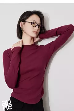 TOYOUTH-camisas de fondo para mujer, Jersey básico cálido y ajustado de manga larga, Tops en 3 colores, invierno 2024 - Eleganzie