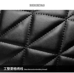 Bolso cuadrado clásico acolchado con detalle, bolso de hombro con solapa de color sólido, bolso con cadena que combina con todo - tienda en línea