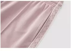 Semir pantalones casuales para mujer, pantalones largos perezosos, versátiles, primavera 2024, nuevos pantalones de pierna ancha adelgazantes y alargados de piernas - comprar en línea
