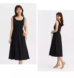 Semir-vestido Midi con textura de retales para mujer, prenda elegante y ajustada, novedad de verano, 2024