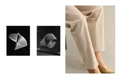 AMII minimalista 2024 invierno nuevos pantalones de rábano para mujer tubo de humo de lana Casual hasta el tobillo pantalones básicos sólidos 12314003 - comprar en línea