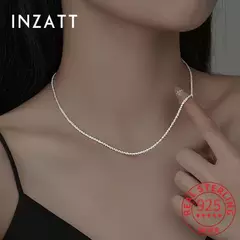 Gargantilla de Plata 925 con Colgante Brillante – Lujo Minimalista y Ligero