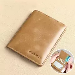 Billetera Vertical de Cuero – Diseño Ultrafino - comprar en línea