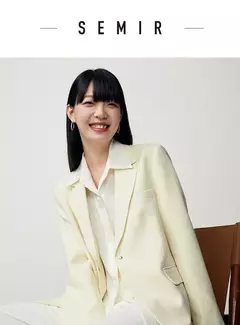 Semir-Chaqueta de longitud media para mujer, suéter de Color liso que combina con todo, traje informal a la moda, novedad de otoño, 2023 en internet