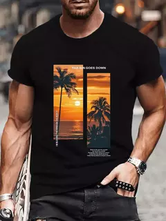 Camiseta estampada de manga corta de verano para hombre, camiseta informal cómoda, camisetas de anime para hombre