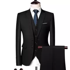 Trajes de hombre para negocios, boda, Blazers elegantes, 2 piezas, 3 conjuntos, Ternos formales completos, ropa de matrimonio, pantalones, chaquetas, disfraz de lujo - comprar en línea