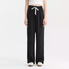 Semir-pantalones de pierna ancha para mujer, pantalón informal, drapeado, a la moda, novedad de verano, 2024 - Eleganzie