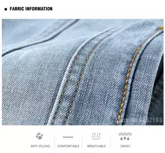 Nueva chaqueta vaquera de algodón informal para hombre de primavera, abrigo vaquero azul Retro lavado ajustado a la moda de estilo clásico, ropa de marca masculina on internet