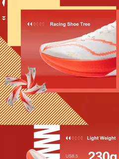 Li-ning hombres RED HARE 8 PRO zapatillas para correr de carreras BOOM FIBRA cojín zapatos deportivos estables zapatillas ligeras antideslizantes usables ARPV003