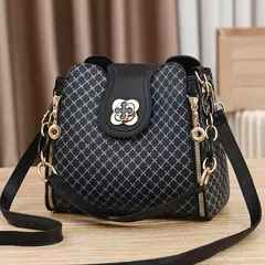 Nuevo bolso de mano para mujer, bolso de hombro tipo bandolera con diseño de lujo, bolso cruzado de un solo hombro con estampado de cuadros y gran capacidad en internet