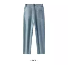 Semir Jeans Mujer dobladillo curvo suelto hasta el suelo 2025 nuevo verano sensación fresca pantalones cónicos moda para looks callejeros en internet