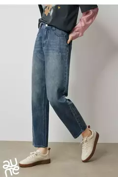 TOYOUTH-pantalones vaqueros para mujer, Vaqueros elásticos de cintura alta hasta el tobillo, bombachos, Otoño, 2024