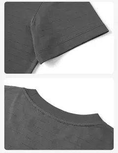 SIMWOOD 2025 novedad de verano, camiseta atlética de secado rápido de tela antiestática ligera de ajuste Regular de 150gsm, camisetas que absorben la humedad para hombres - Eleganzie