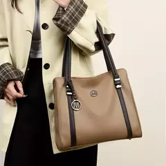 Bolsos de lujo de cuero suave para mujer, bolsos de hombro de diseñador, bolsos con asa superior de gran capacidad, bolso de compras, bolso principal - tienda en línea
