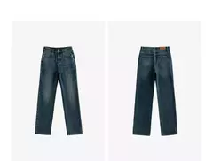 TOYOUTH-pantalones vaqueros de lana para mujer, pantalón Retro, de cintura media, ajustado, grueso, cálido, para invierno, 2024